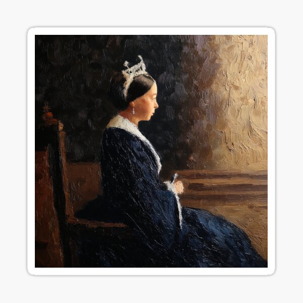 Item preview, Queen Victoria | Post-impressionist painting style designed and sold by ComicsFactory.
