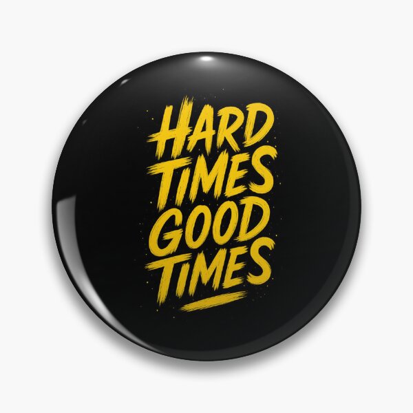 Item preview, Hard Times Good Times Tee | Bold Brush Uplift designed and sold by MarCinu Art.