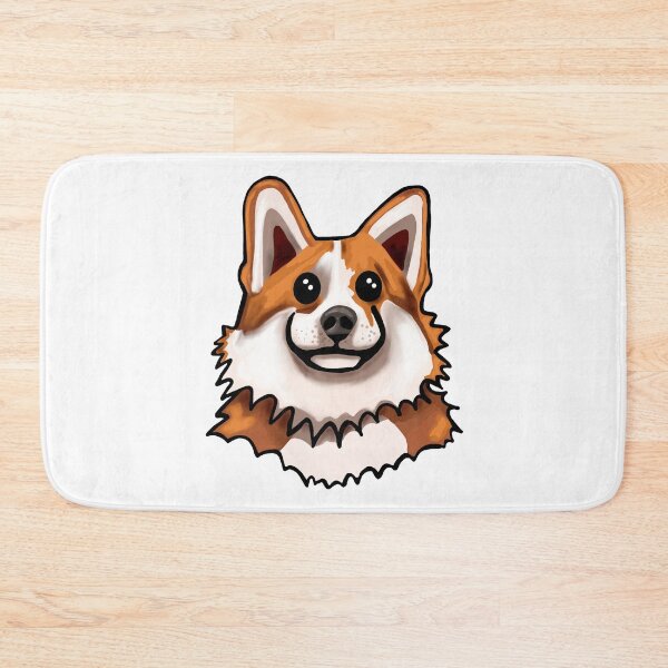 Item preview, Happy Corgi Face designed and sold by wildjellybeans.
