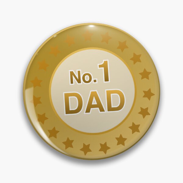 Item preview, No. 1 Dad - Gold Medal designed and sold by Jovie-Patch.