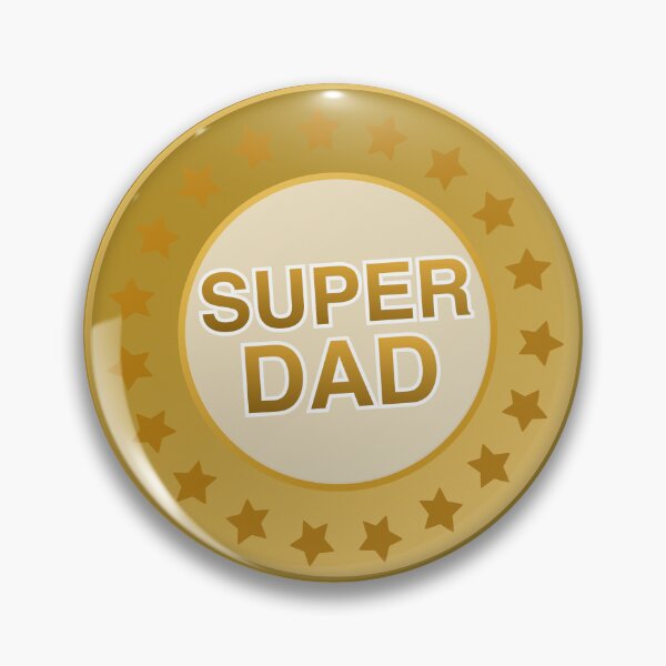 Item preview, Super Dad - Gold Medal designed and sold by Jovie-Patch.