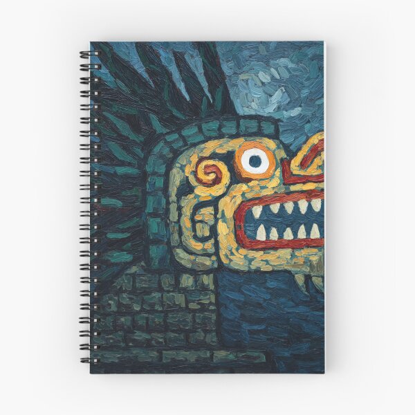 Item preview, Quetzalcoatl | Post-impressionist painting style designed and sold by ComicsFactory.