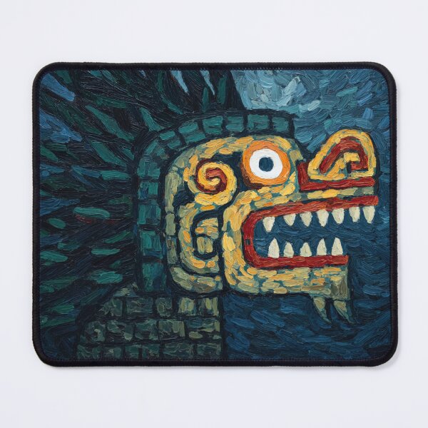 Item preview, Quetzalcoatl | Post-impressionist painting style designed and sold by ComicsFactory.
