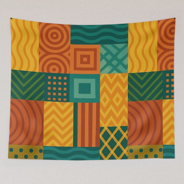 Item preview, Abstract harmony: color patterns in a modern style designed and sold by BoBiloArt.