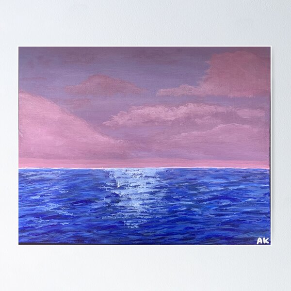 Aperçu de l'œuvre Nuages violets créée et vendue par printdesigns25.