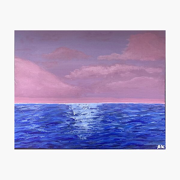 Aperçu de l'œuvre Nuages violets créée et vendue par printdesigns25.