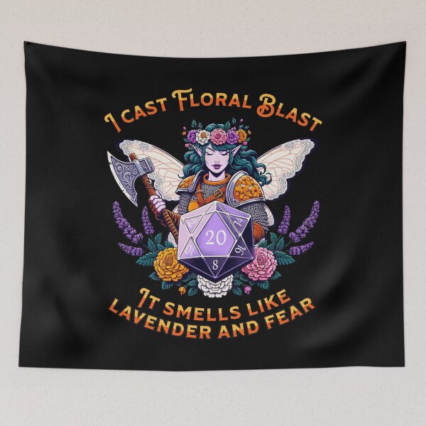 Item preview, Dungeon & Daisies - Floral Blast Spellcaster Fairy Warrior designed and sold by KZbubble.