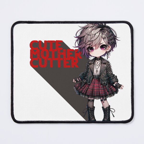 Item preview, Cute Mother Cutter Gothic Chibi Kawaii hairstylist art designed and sold by Studio SoulShine.