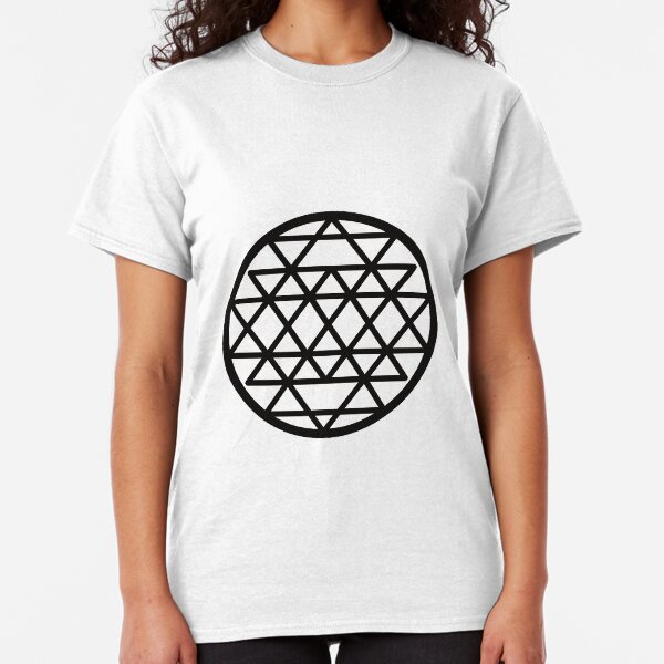 Three Yantra - Black Classic T-Shirt