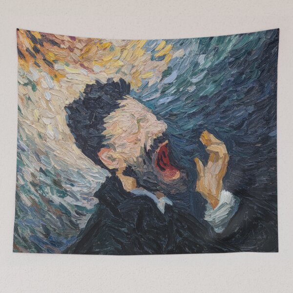 Item preview, Rage | Post-impressionist painting style designed and sold by ComicsFactory.