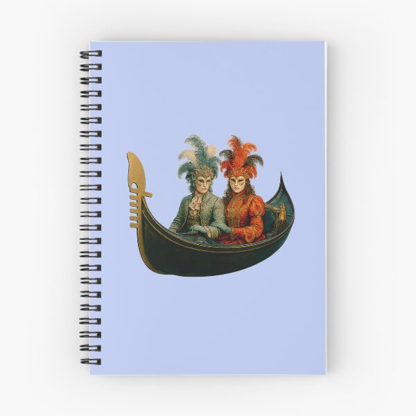 Item preview, Masked Participant in Gondola – Venetian Carnival in Full Glory designed and sold by branaghbel.