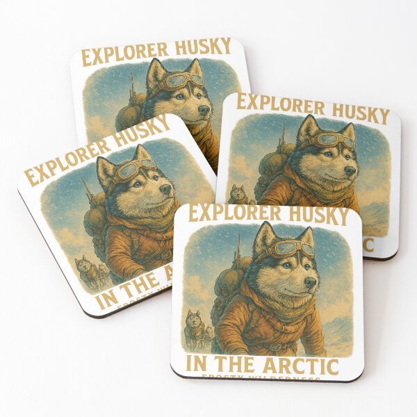 Item preview, Arctic Explorer Husky in the Arctic designed and sold by artlife709.