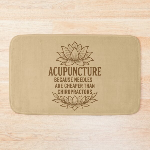 Item preview, Acupuncture Because Needles Are Cheaper Than Chiropractors – Vintage Sepia Design designed and sold by Meandmyshop.