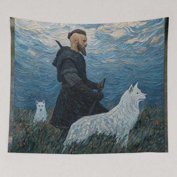 Item preview, Ragnar Lothbrok | Post-impressionist painting style designed and sold by ComicsFactory.