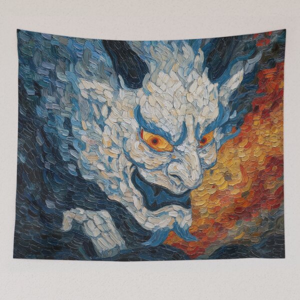 Item preview, Raijin | Post-impressionist painting style designed and sold by ComicsFactory.