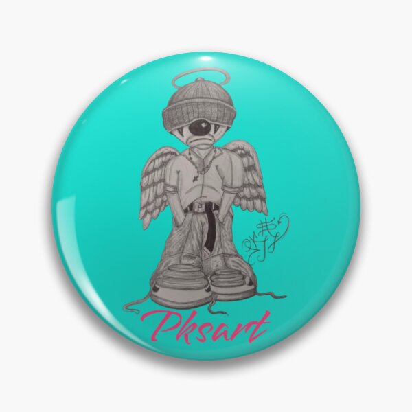 Item preview, angel cholo clown Chicano drawing  designed and sold by pksart1.