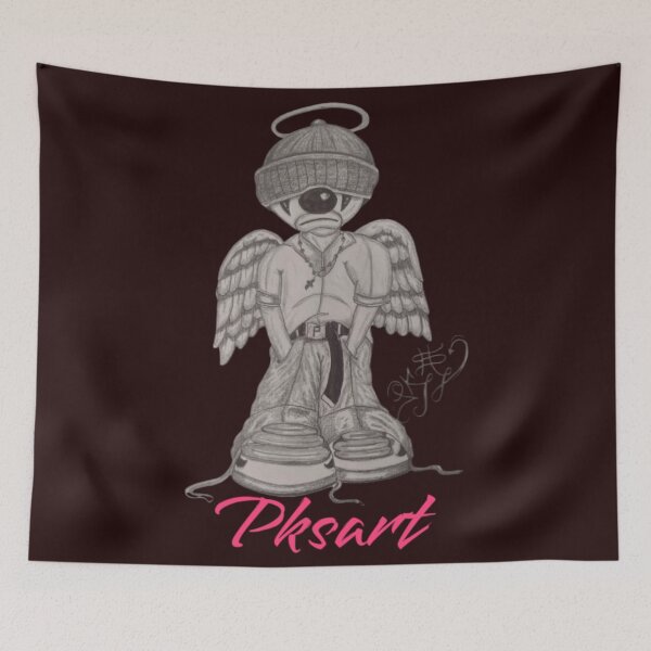 Item preview, angel cholo clown Chicano drawing  designed and sold by pksart1.