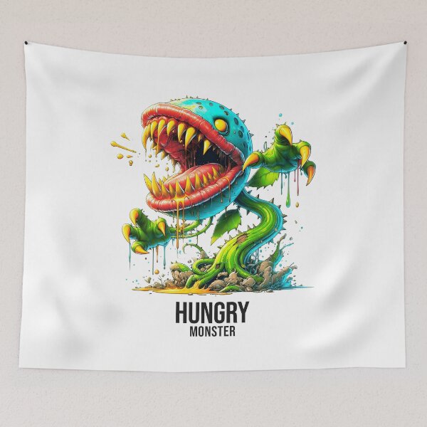 Item preview, Hungry Monster Carnivorous Plant Chaos designed and sold by AtuqStudio.