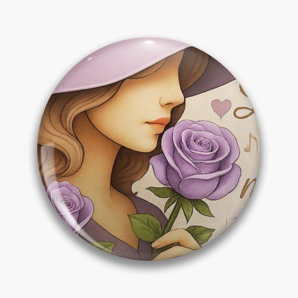 Item preview, Romantic Digital Illustration of a Woman with Love Quote – Golden Calligraphy designed and sold by branaghbel.