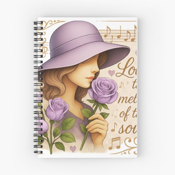 Item preview, Romantic Digital Illustration of a Woman with Love Quote – Golden Calligraphy designed and sold by branaghbel.