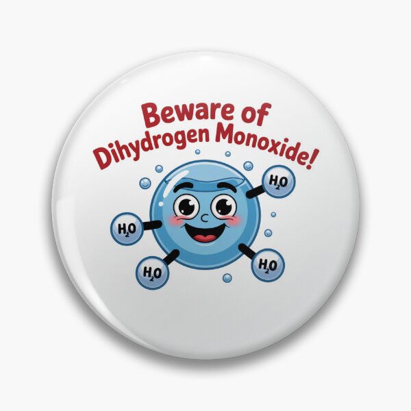 Item preview, Dihydrogen Monoxide Alert designed and sold by Mystic Wild Studio.
