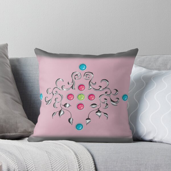 Item preview, Turquoise and gemstones with Silver Leaves designed and sold by cremedecolor.