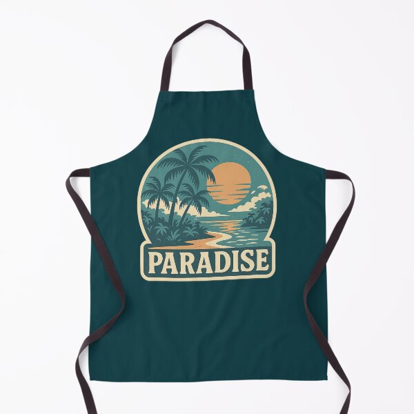 Item preview, Paradise Retro Sunset Tee | Vintage Beach Escape designed and sold by MarCinu Art.