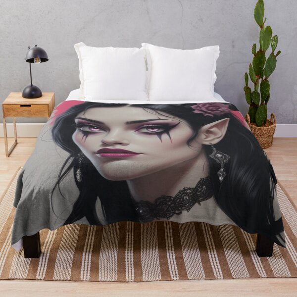 Item preview, Gothic Demon Girl with Horns and Dark Elegance designed and sold by SuperNerdStore.