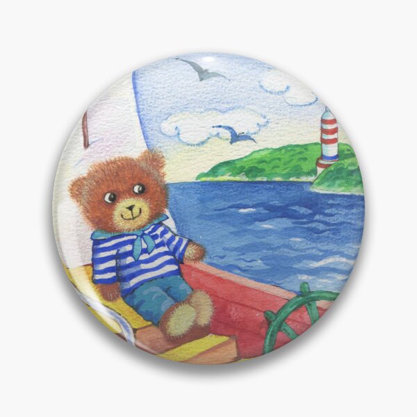 Item preview, Teddy bear in the boat  designed and sold by sonaadalian.