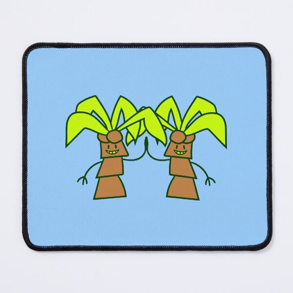 Item preview, 2 Funny Cute Palm Friends Greeting Comic Face Team designed and sold by shirt-o-mat.