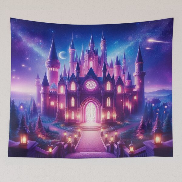 Item preview, Moonlit Fairy Tale Castle designed and sold by MadetoCreate21.