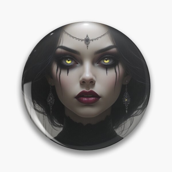 Item preview, Gothic Sorceress with Hypnotic Yellow Eyes designed and sold by SuperNerdStore.