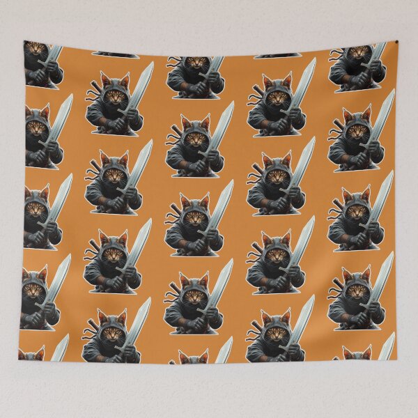 Item preview, Ninja Warrior Kitten  designed and sold by cringe0015.