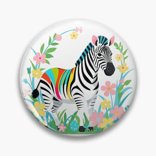 Item preview, Cute Zebra in a field of flowers 15 designed and sold by AlinaSCorner.
