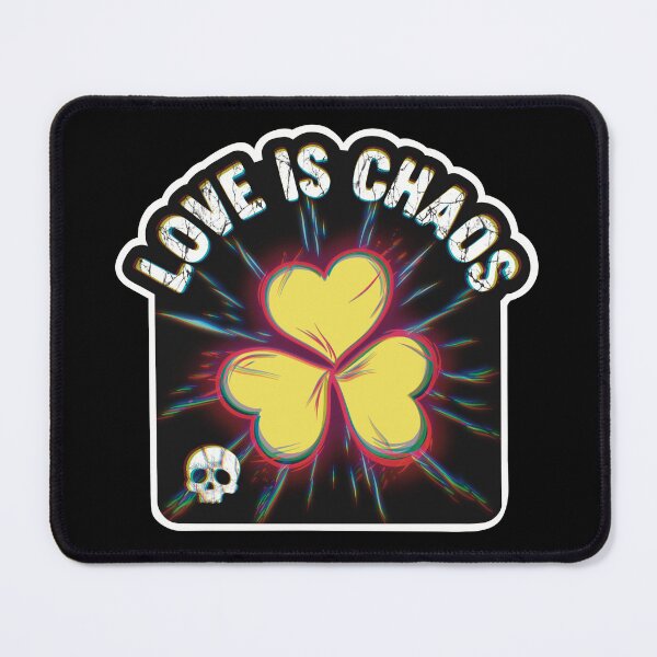 Item preview, Glitchy Love Is Chaos Sticker designed and sold by JP Unsolicited.