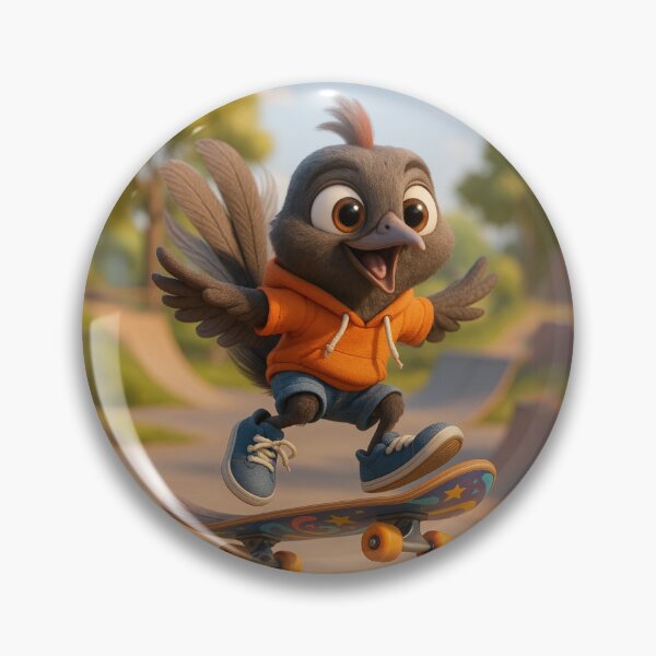 Item preview, Skater Lyrebird designed and sold by Sillytoe.
