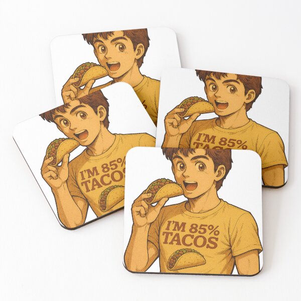 Item preview, Anime Boy Taco Fan designed and sold by JonelleTshirts.