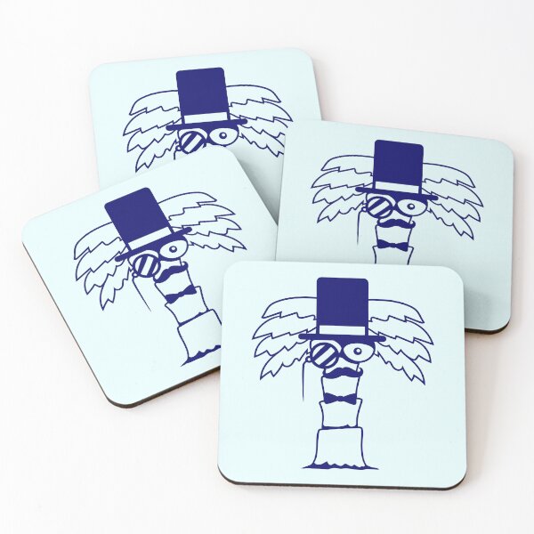 Item preview, Palm Sir Gentleman Mr. Monocle Glasses Top Hat Fun designed and sold by shirt-o-mat.
