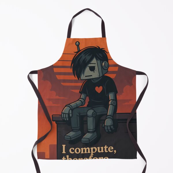 Item preview, Emo Robot – “I Compute, Therefore I Am… Sad designed and sold by aminz4.