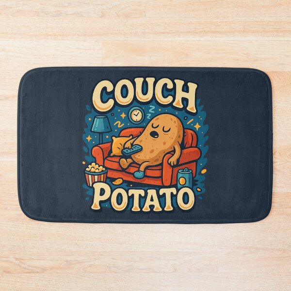 Item preview, Couch Potato – Lazy Cartoon Snack Life Design designed and sold by GirlyPopped.