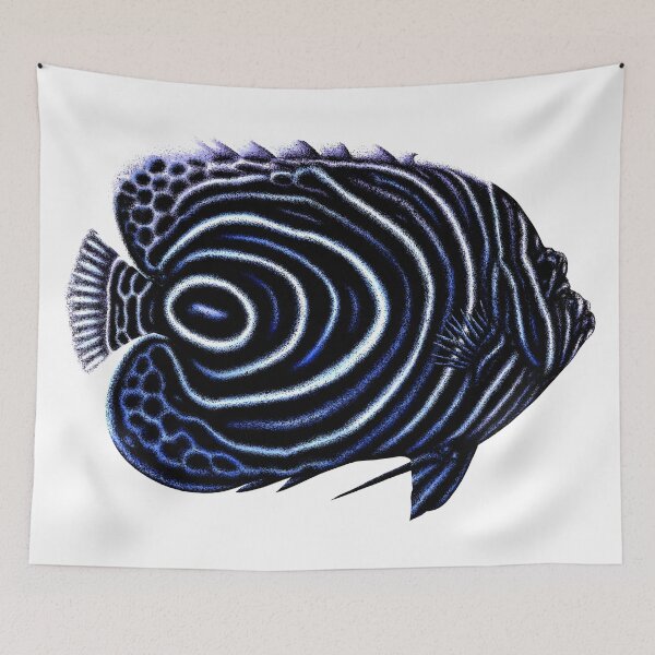 Item preview, Juvenile Emperor angelfish designed and sold by LorenDowding.
