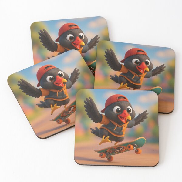 Item preview, Skater Moorhen designed and sold by Sillytoe.