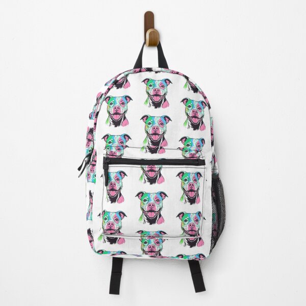 Item preview, Neon Pitbull Face – Bold & Colorful Pop Art Dog Design designed and sold by Fredster1966.