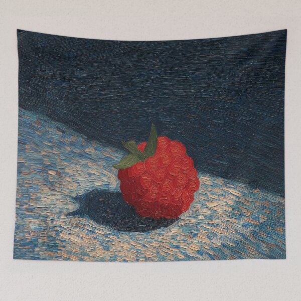 Item preview, Raspberry fruit | Post-impressionist painting style designed and sold by ComicsFactory.