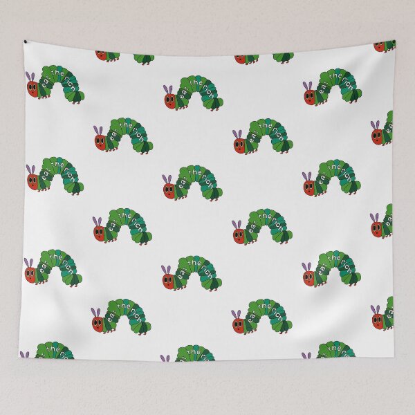 Item preview, Eat the Rich Caterpillar Sticker – Anti-Capitalist Cute Bug designed and sold by Doctor Michaela.