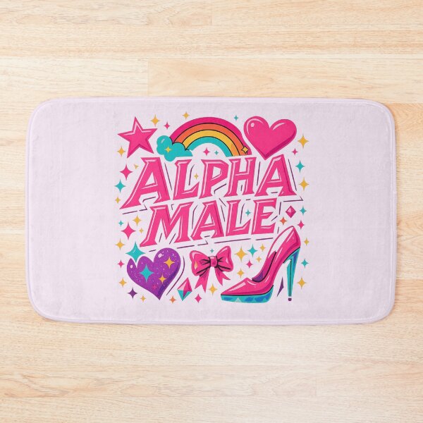 Item preview, Alpha Male – Camp Satire Sparklecore Design designed and sold by GirlyPopped.