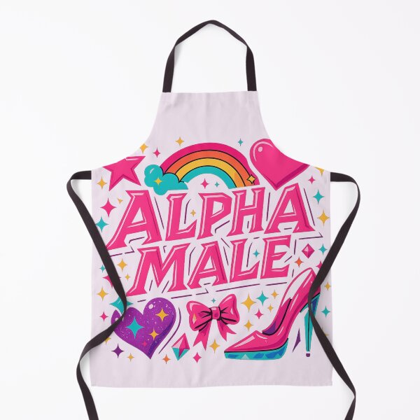Item preview, Alpha Male – Camp Satire Sparklecore Design designed and sold by GirlyPopped.