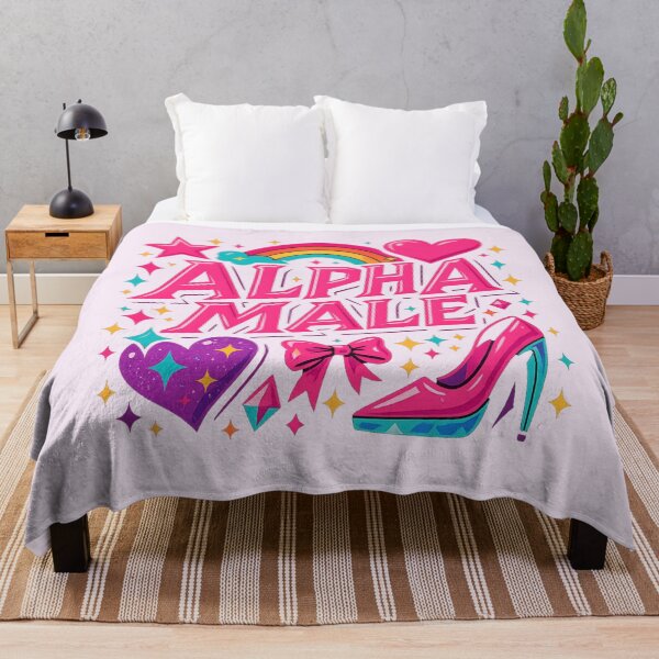 Item preview, Alpha Male – Camp Satire Sparklecore Design designed and sold by GirlyPopped.