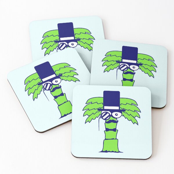 Item preview, Palm Sir Gentleman Mr. Monocle Glasses Top Hat Fun designed and sold by shirt-o-mat.
