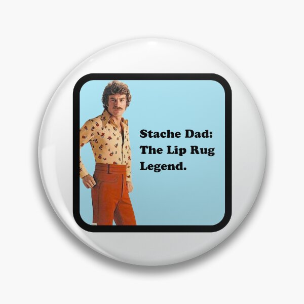 Item preview, Stache Dad: The Lip Rug Legend - Father's Day Birthday Mustache Dad Kitsch designed and sold by The Sticker Bureau.